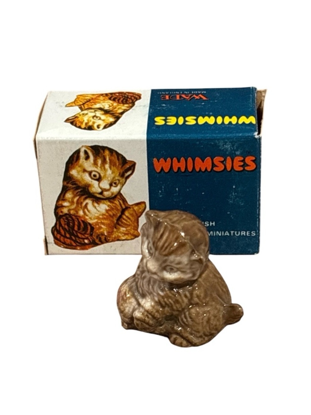 Wade Whimsies Kitten  in Original Box 1971-1984
